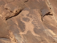 Petroglyphs at Three Finger canyon